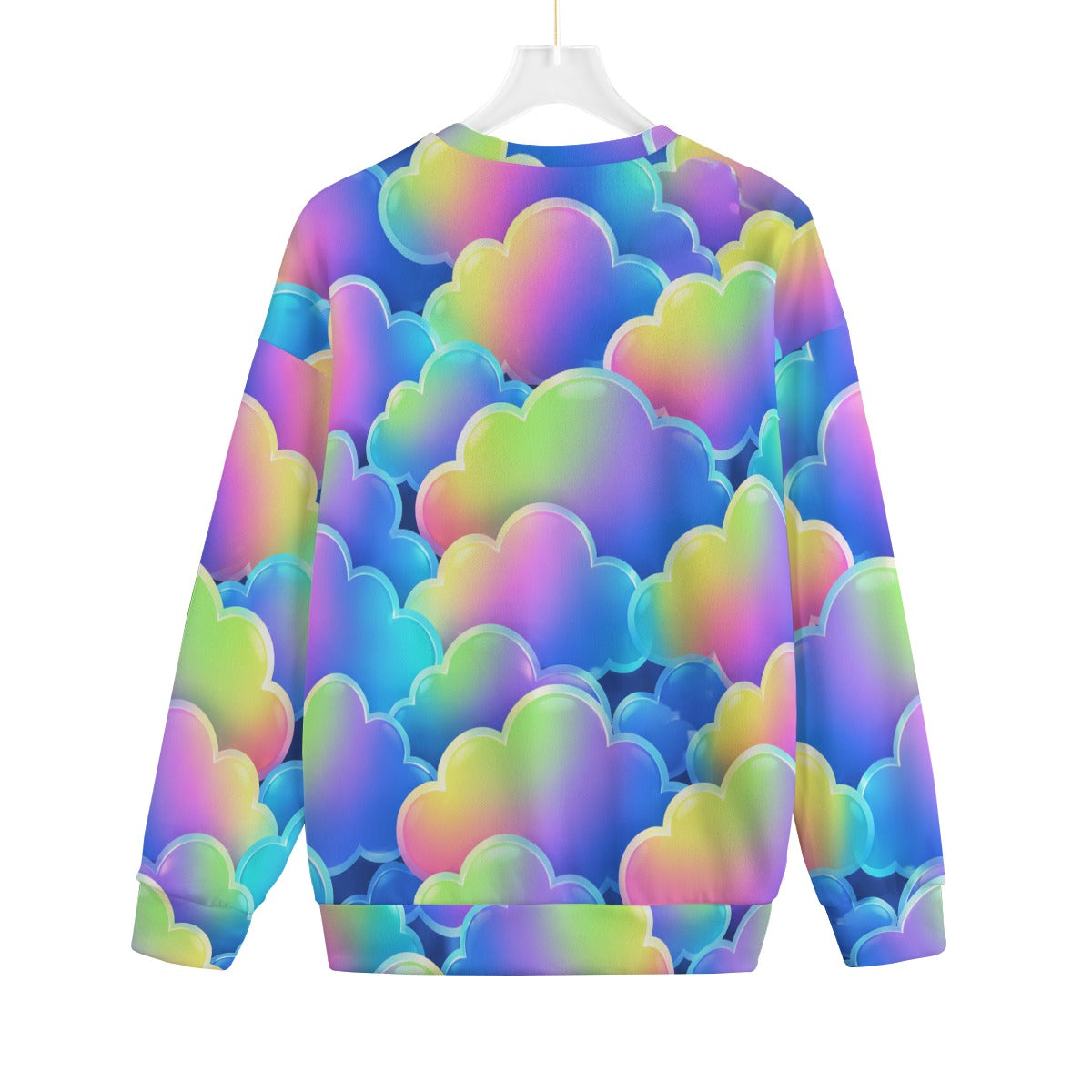 Unisex Drop-shoulder Knitted Fleece Sweater - view 2