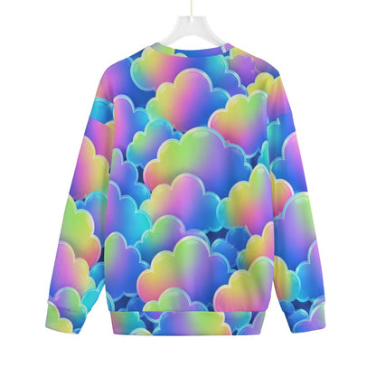 Unisex Drop-shoulder Knitted Fleece Sweater - view 2