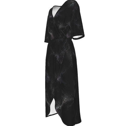 Women's Short Sleeve V-neck Dress