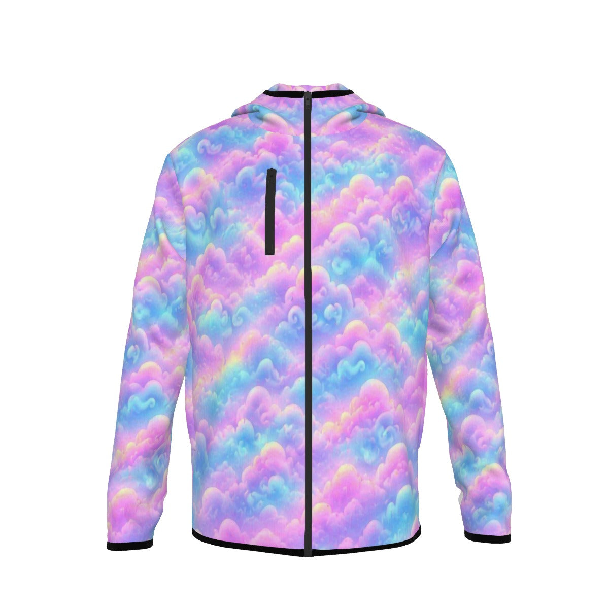 Men's Stylish Hoodie with Thumb Hole Design - view 1