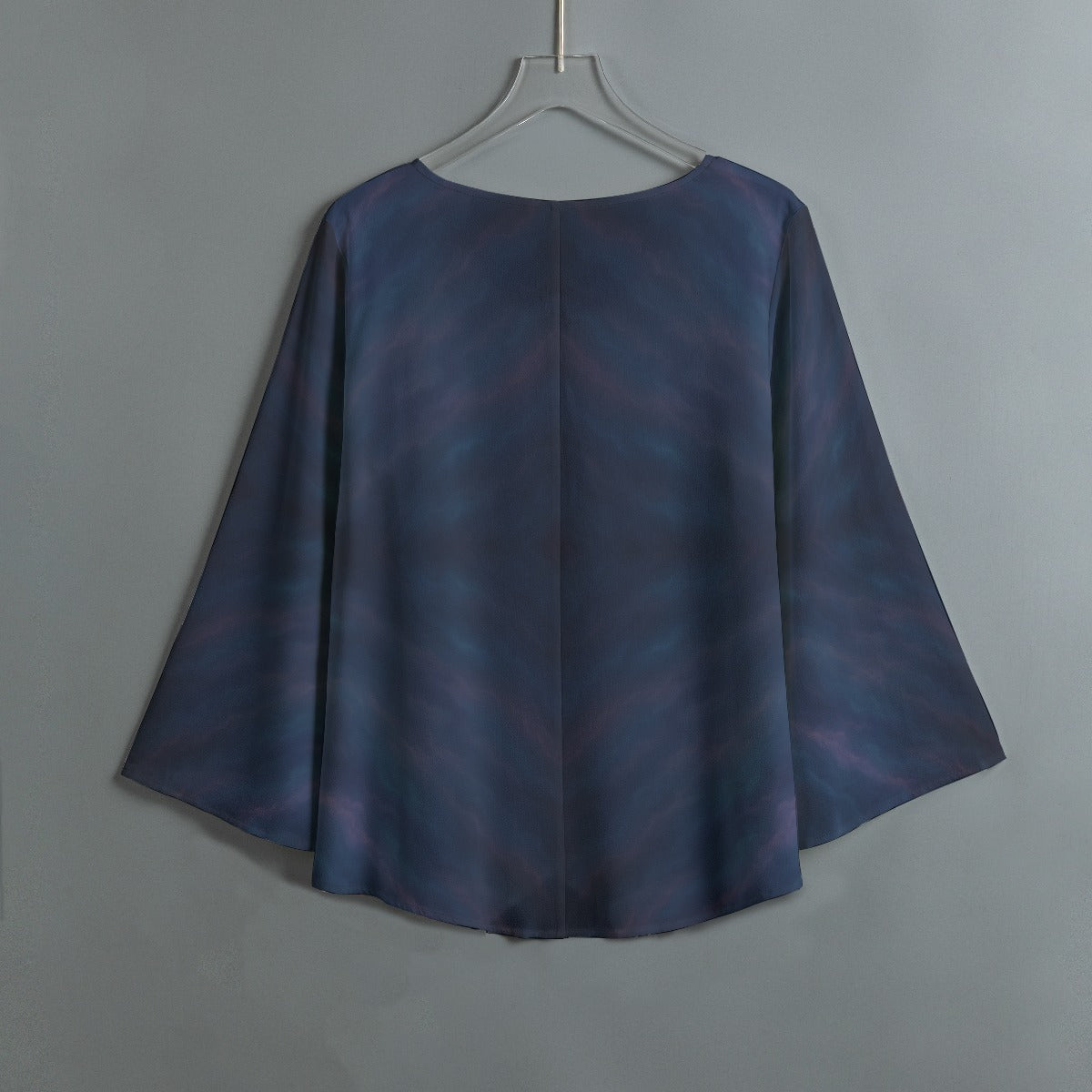 Women's V-neck T-shirt With Irregular Hem