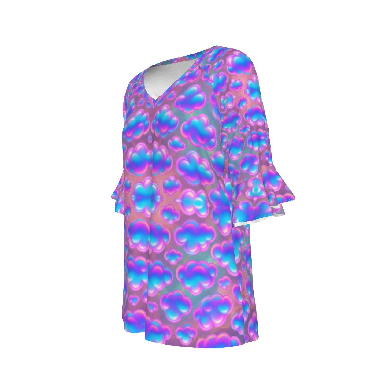 Women's T-shirt With Bell Sleeve