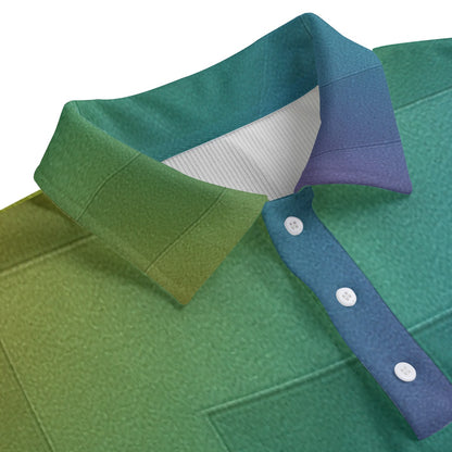 Unisex Lapel Collar Sweater