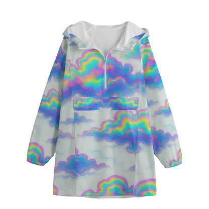 Unisex Windbreaker Long Jacket