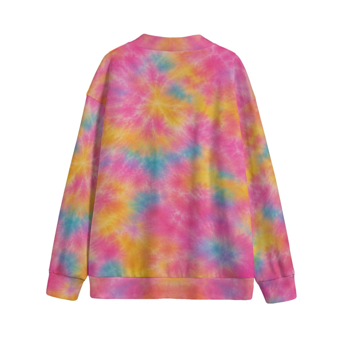 Unisex V-Neck Knitted-Fleece Button Cardigan - view 2