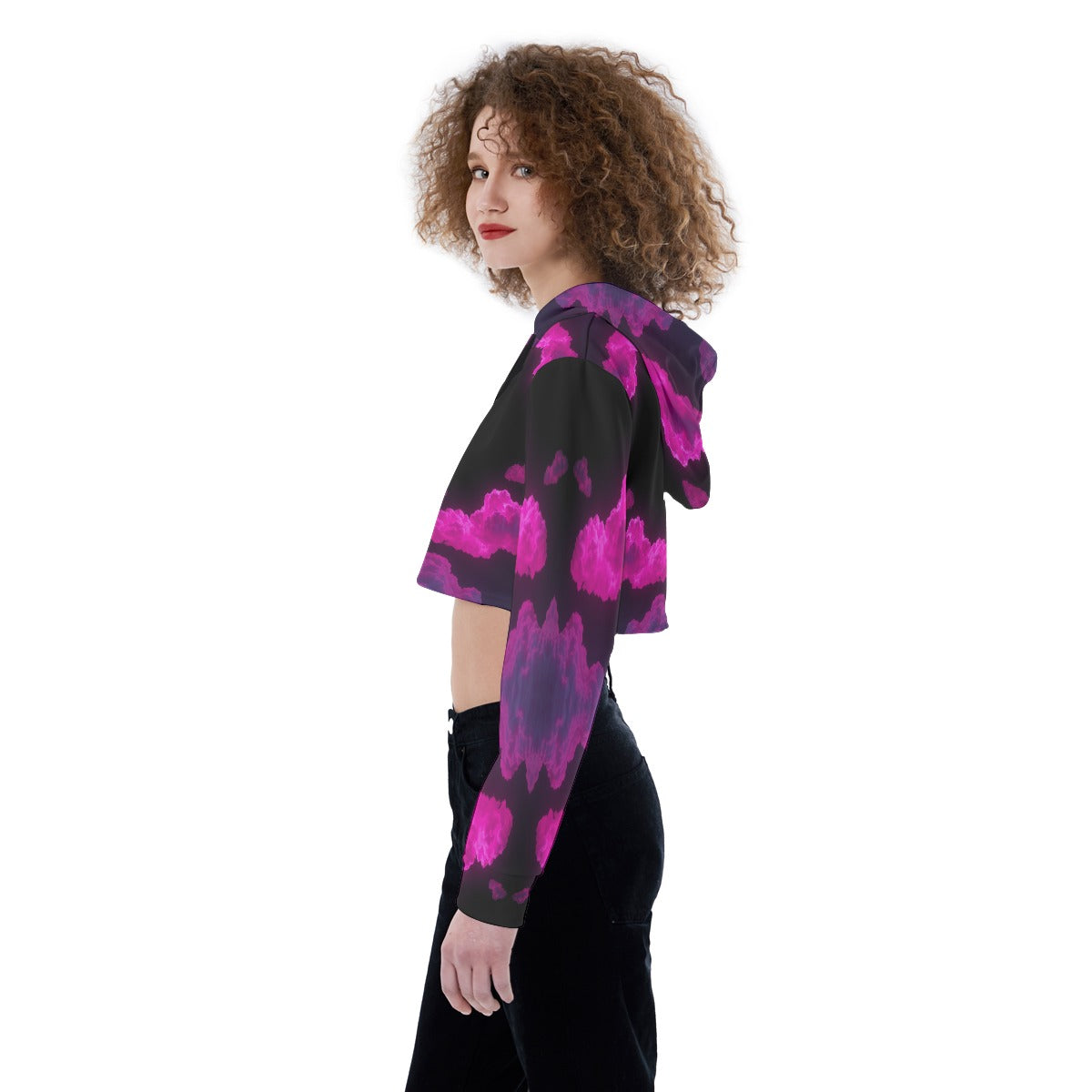 Women's Crop Top Hoodie