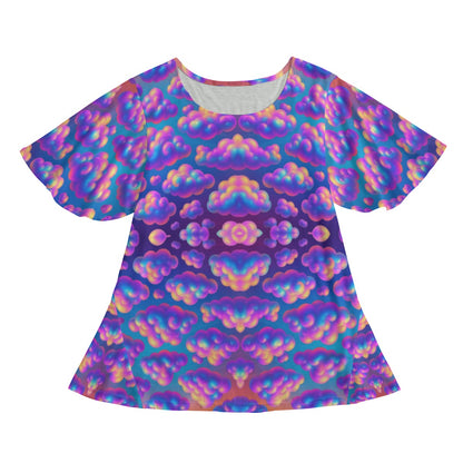 Women's Round Neck T-shirt With Short Sleeve