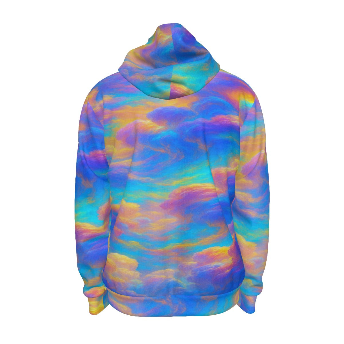 Unisex Zipper Hoodie With Black Lining