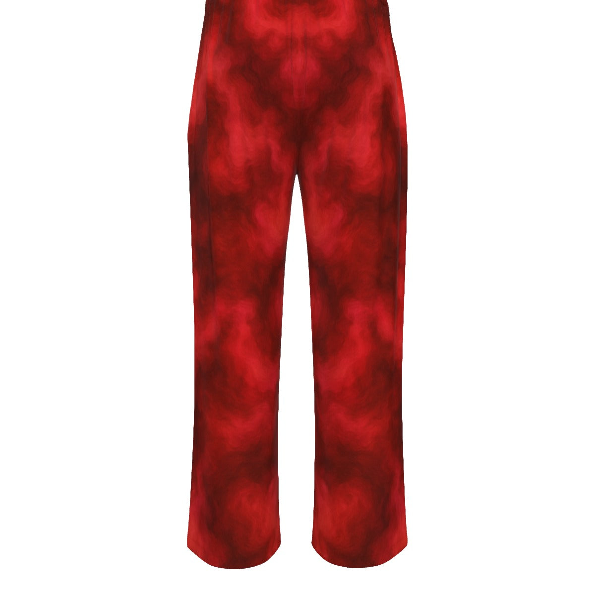 Unisex Knitted Fleece Wide Leg Pants