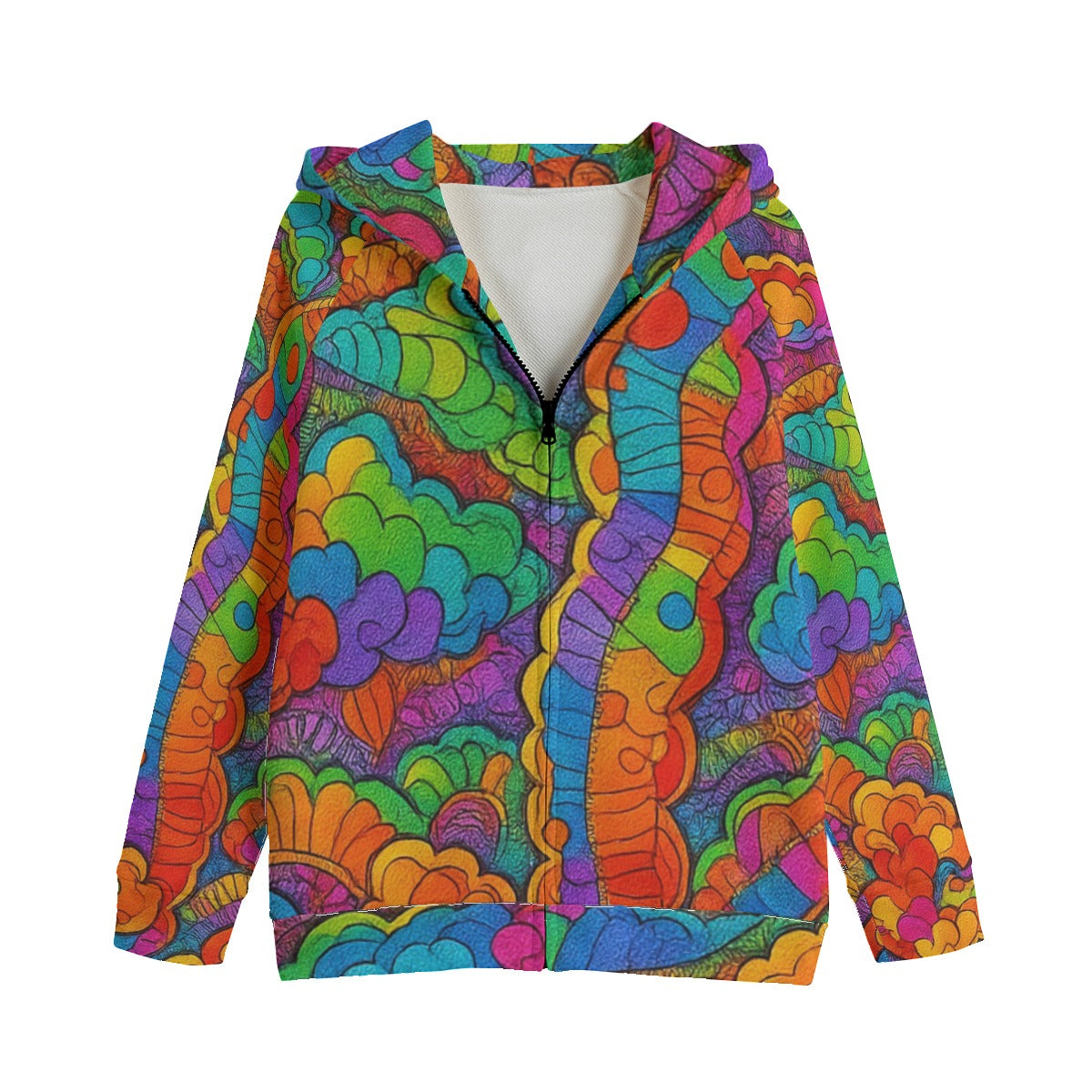 Unisex Kid's Zip Up Raglan Sleeve Hoodie | 310GSM Cotton