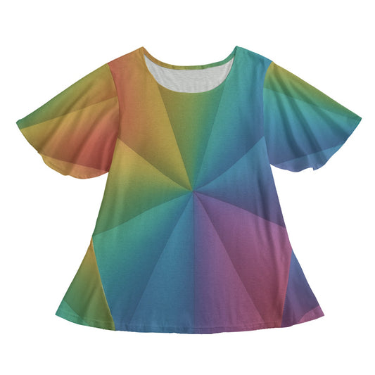 Women's Round Neck T-shirt With Short Sleeve