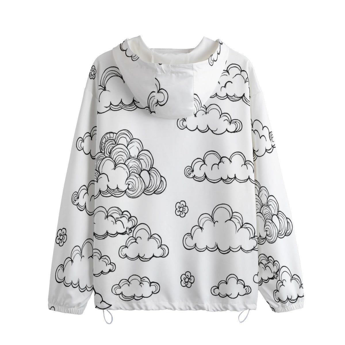 Unisex Pullover Jacket With Zipper Closure