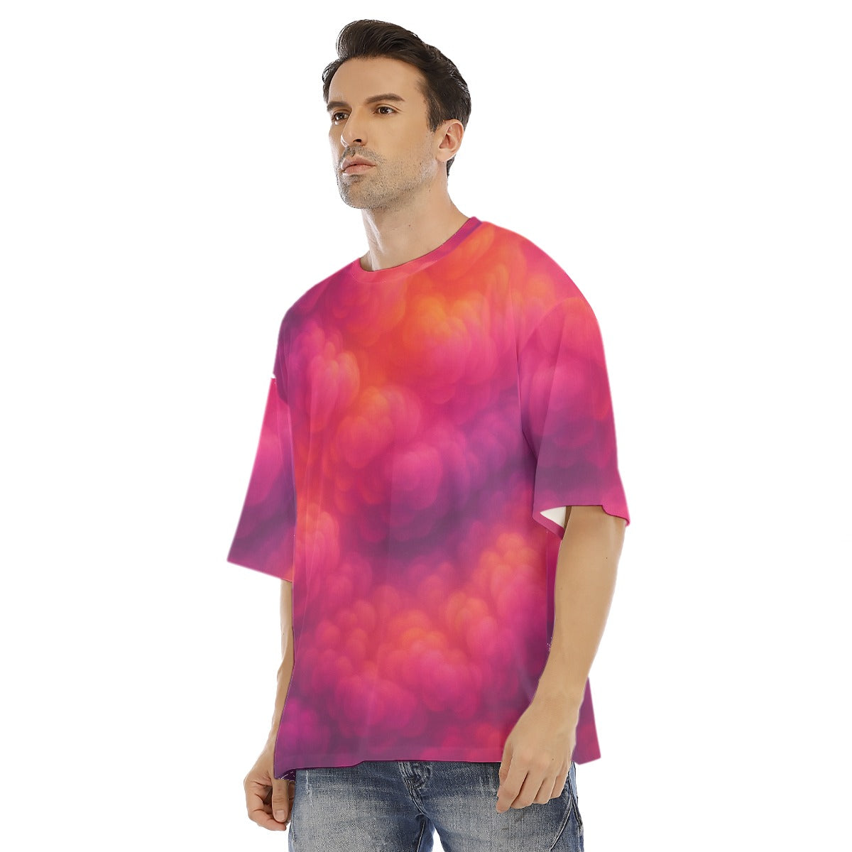 Men's Drop Shoulder T-shirt With Short Sleeve