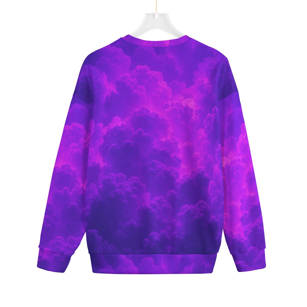 Unisex Drop-shoulder Knitted Fleece Sweater - view 2
