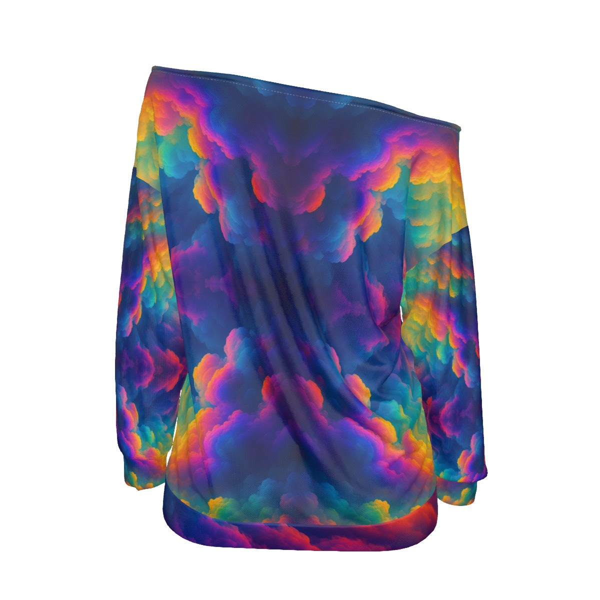 Women's Off-Shoulder Sweatshirt