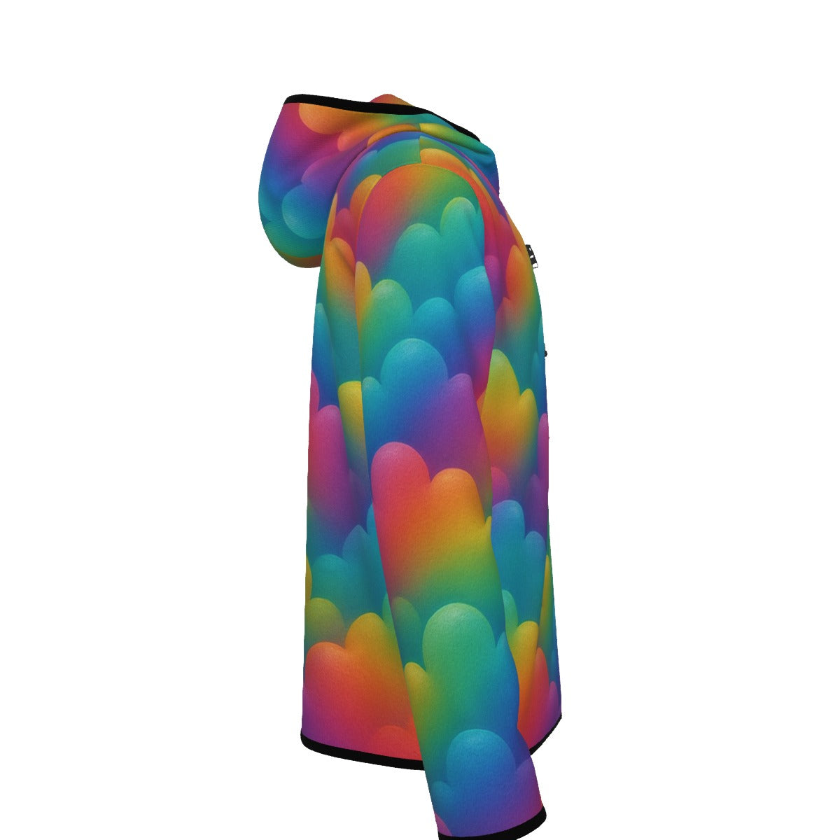 Men's Stylish Hoodie with Thumb Hole Design - view 3