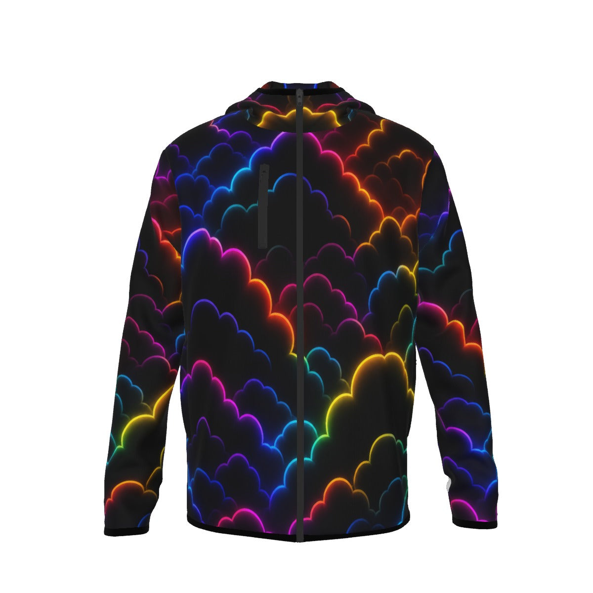 Men's Stylish Hoodie with Thumb Hole Design - view 1