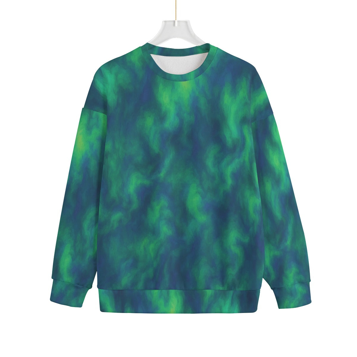Unisex Drop-shoulder Knitted Fleece Sweater - view 1