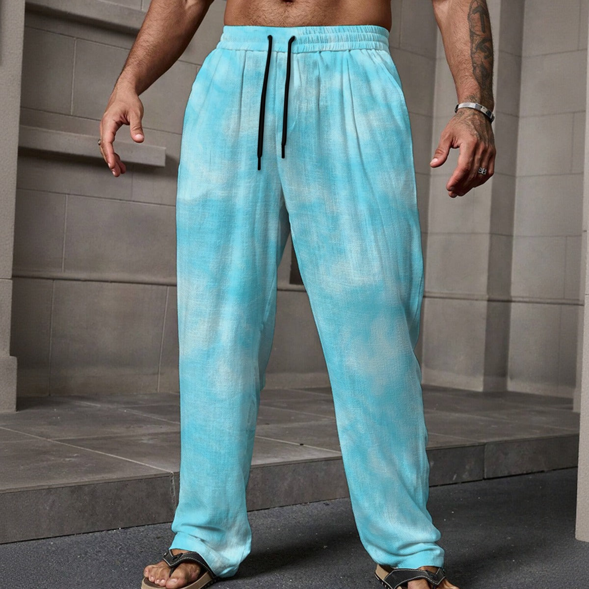 Men's Loose Casual Pants With Pocket
