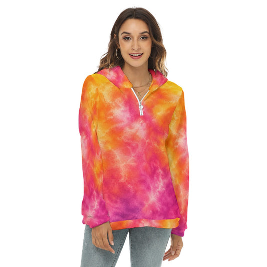Women’s Borg-Fleece Half-Zip Hoodie - view 1
