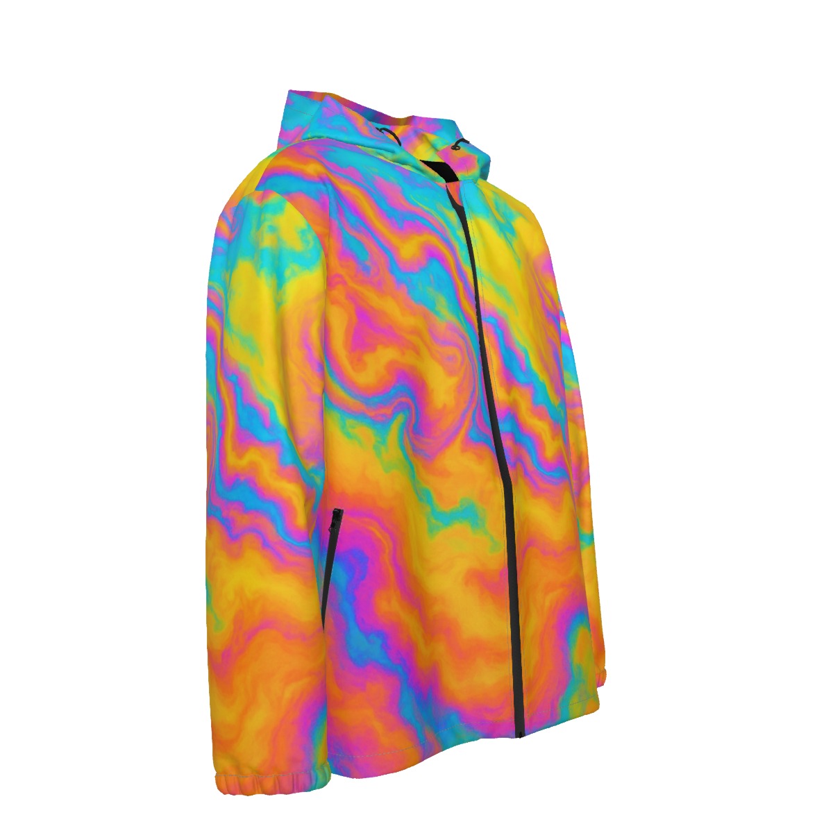 Men's Hooded Zipper Windproof Jacket