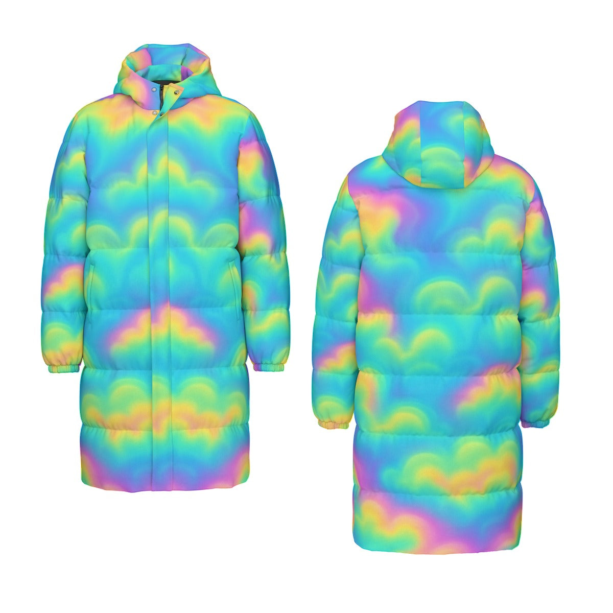 Unisex Long Down Jacket