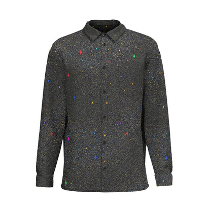 Men's Business Long Sleeve Pocket Shirt|115GSM Cotton poplin