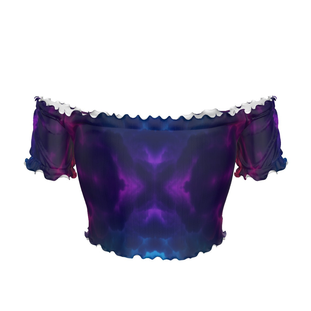 Women's One-shoulder Off-the-navel Short Sleeve T-shirt