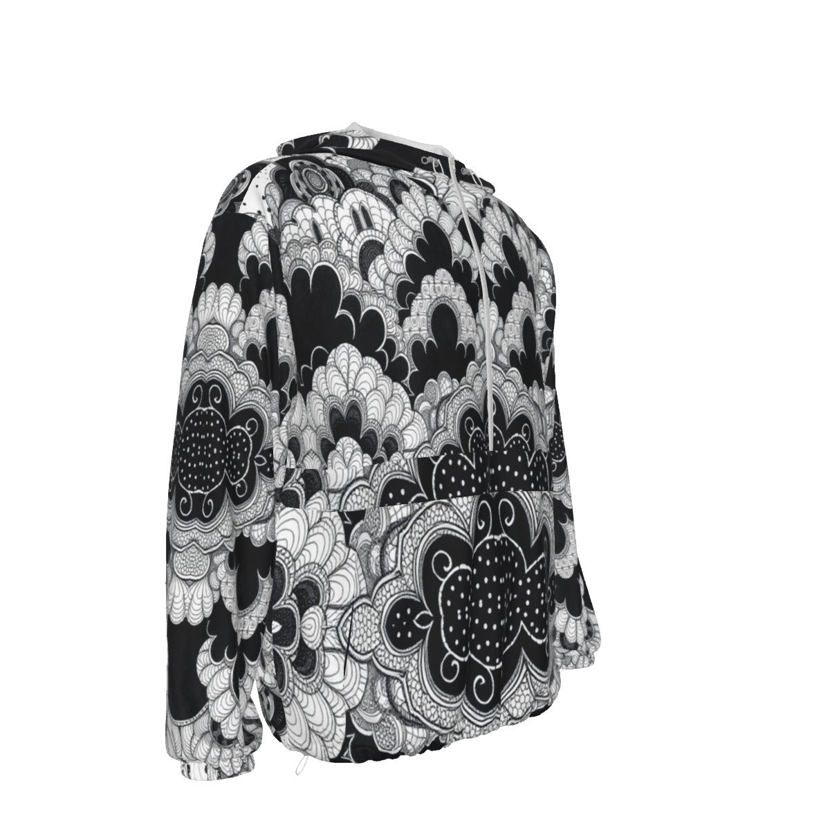 Unisex Pullover Jacket With Zipper Closure