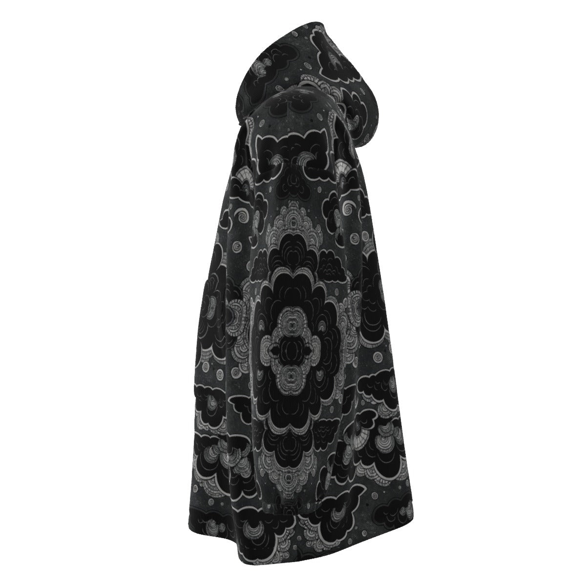 Unisex Sherpa Fleece Hoodie Blanket