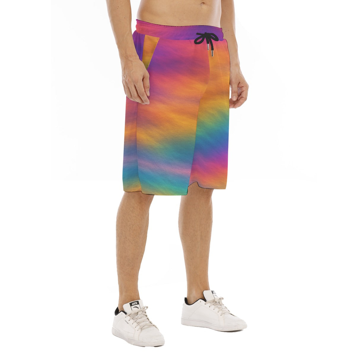 Men's Tether Loose Shorts With Pocket