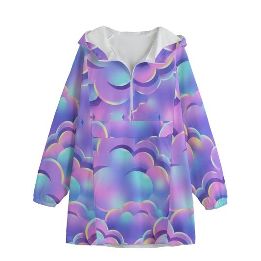Unisex Windbreaker Long Jacket