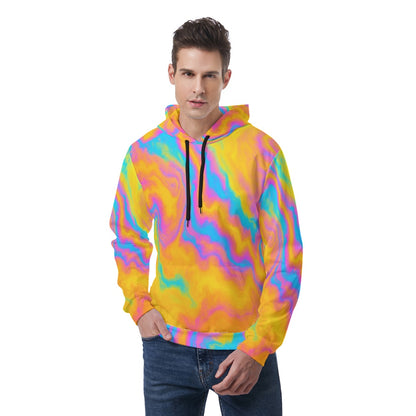 Men's Thicken Pullover Hoodie With Inner Hood