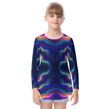 Unisex Kid's Long Sleeve O-neck T-shirt