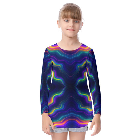 Unisex Kid's Long Sleeve O-neck T-shirt