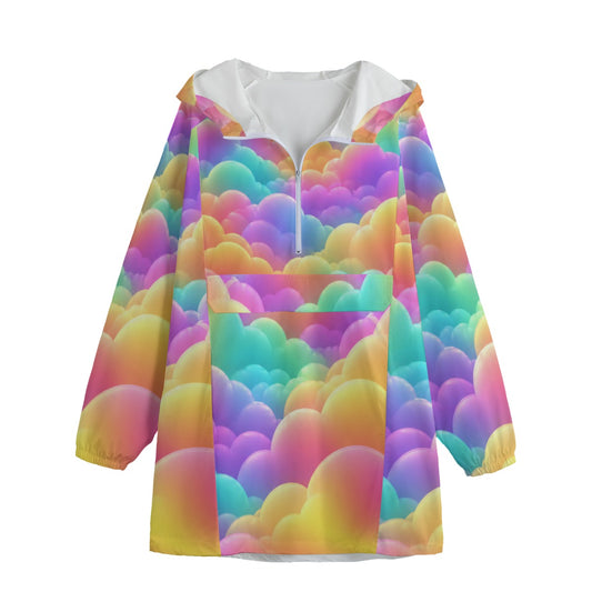 Unisex Windbreaker Long Jacket