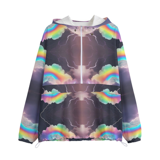 Unisex Pullover Jacket With Zipper Closure