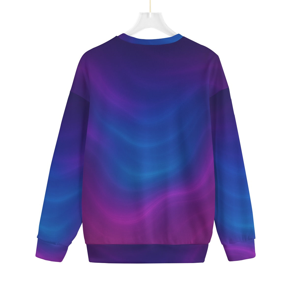 Unisex Drop-shoulder Knitted Fleece Sweater - view 2