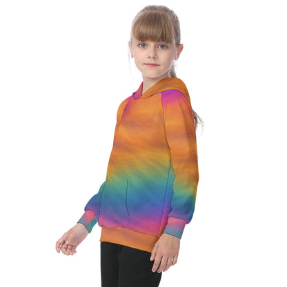 Unisex Kid's Raglan Pullover Hoodie