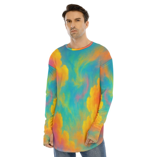 Men's Fingerless Long Sleeve T-shirt