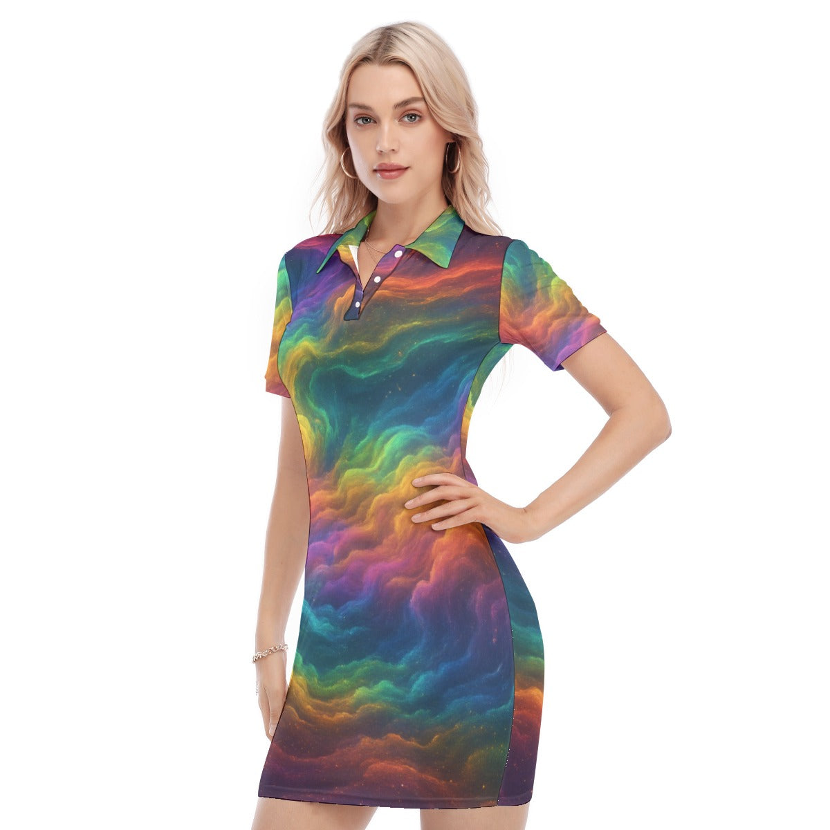 Women's Polo Collar Dress