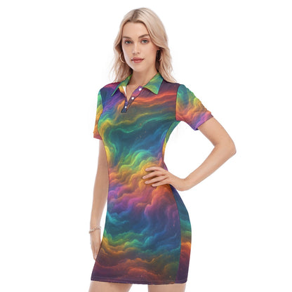 Women's Polo Collar Dress