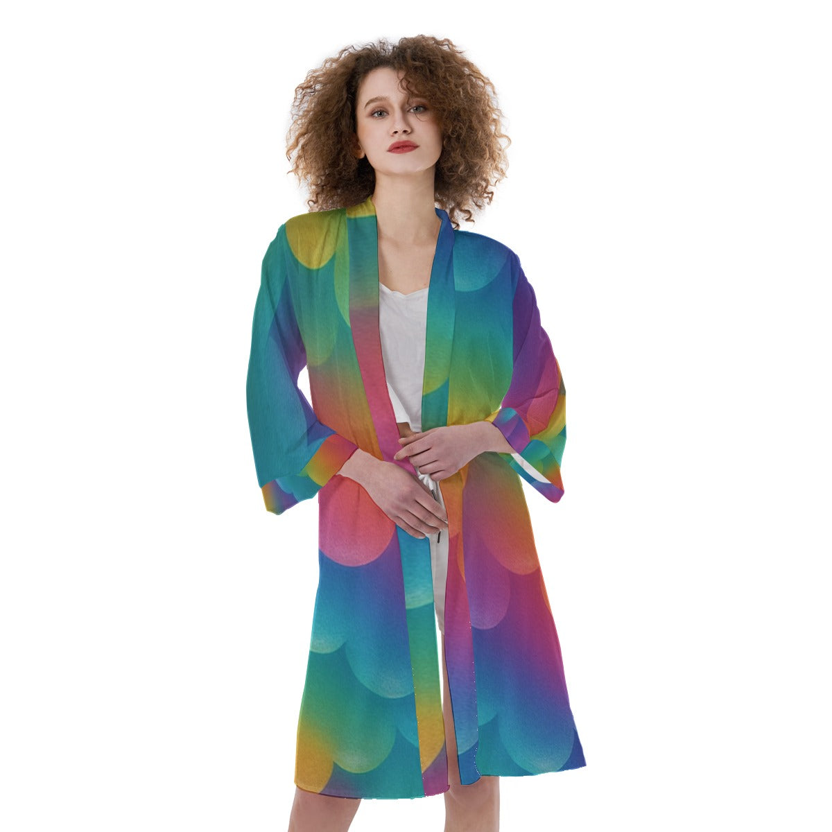 Women's Satin Kimono Robe