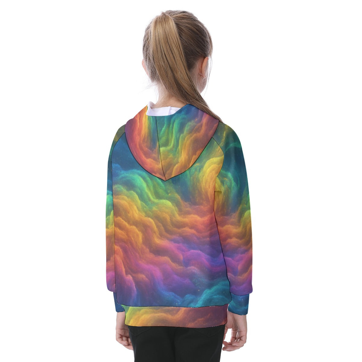 Unisex Kid's Raglan Pullover Hoodie