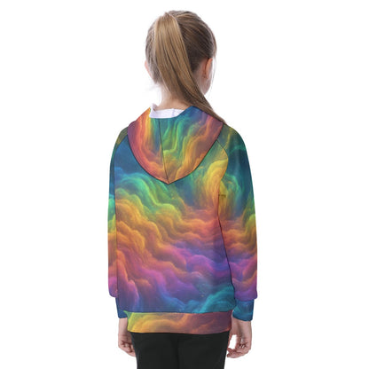 Unisex Kid's Raglan Pullover Hoodie