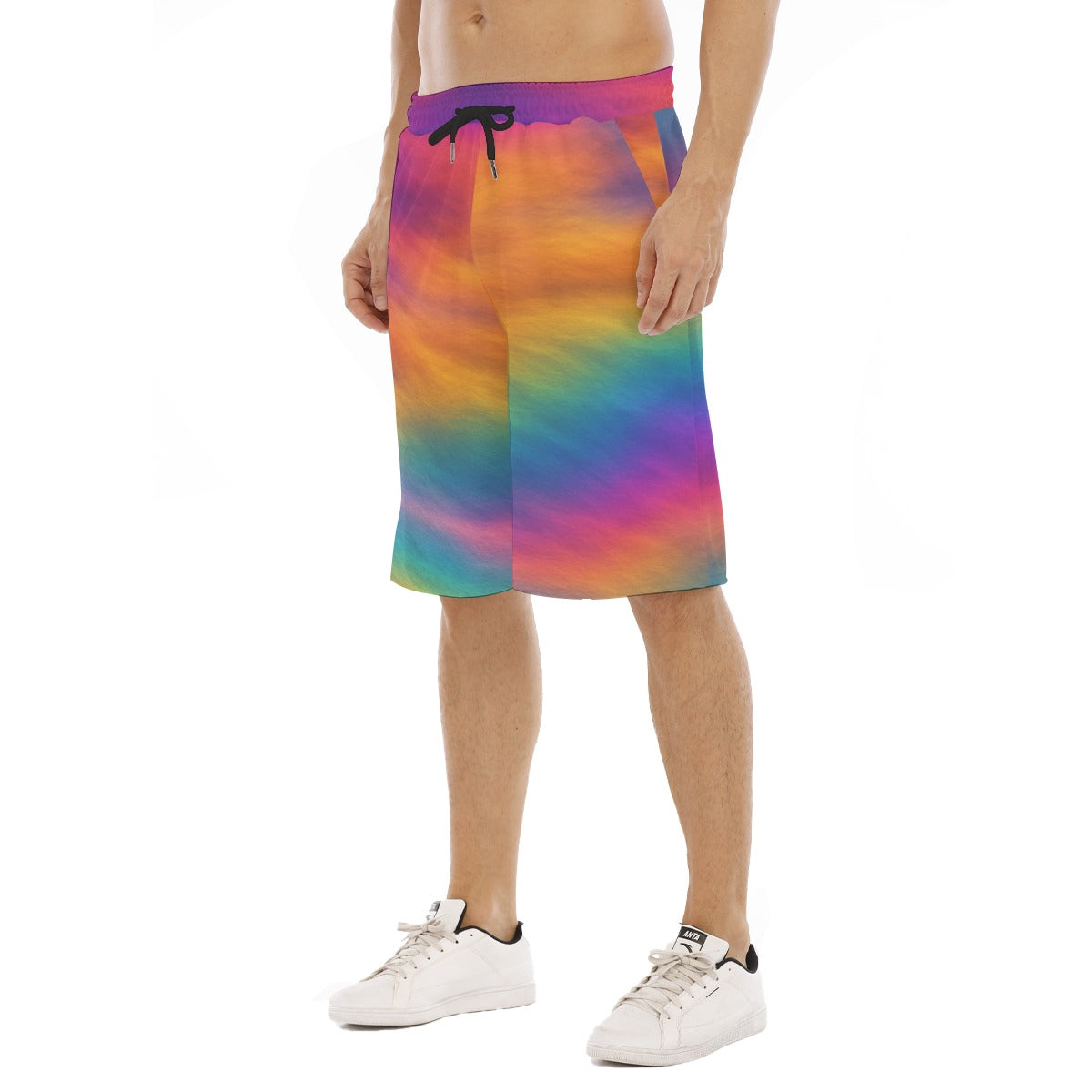 Men's Tether Loose Shorts With Pocket
