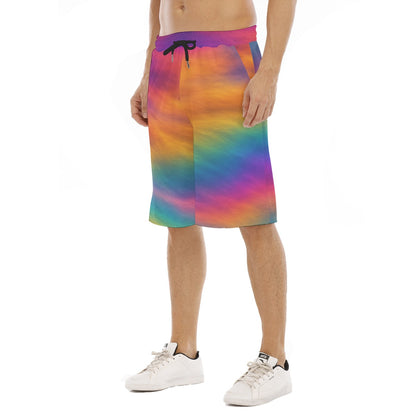 Men's Tether Loose Shorts With Pocket