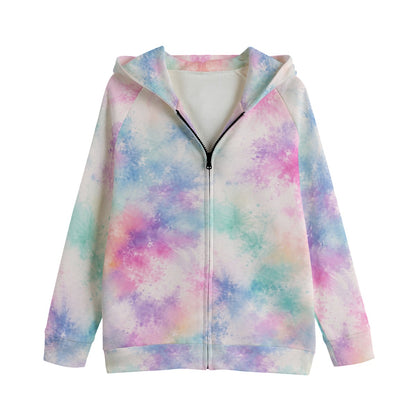 Children’s Zip-Up Raglan-Sleeve Hoodie | 310 GSM Cotton - view 1