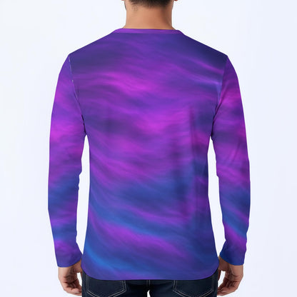 Men's Classic Long-Sleeve Henley Shirt