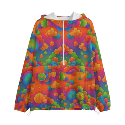 Unisex Pullover Jacket With Zipper Closure